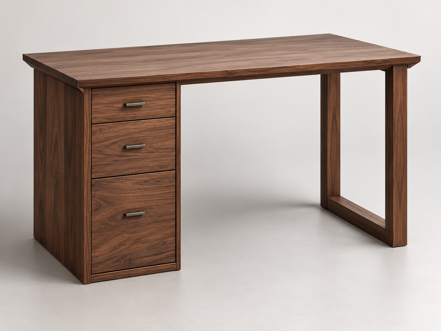 Custom Hardwood Desk
